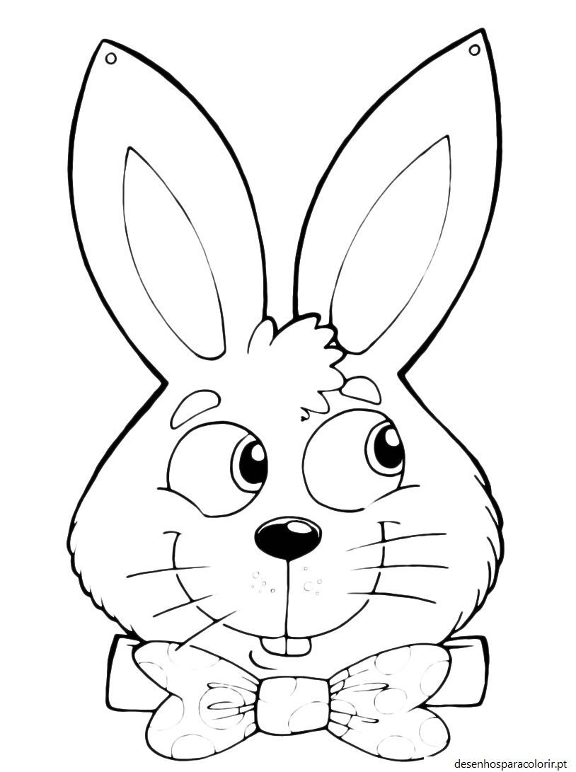 Desenhos de coelhos para crianças 05